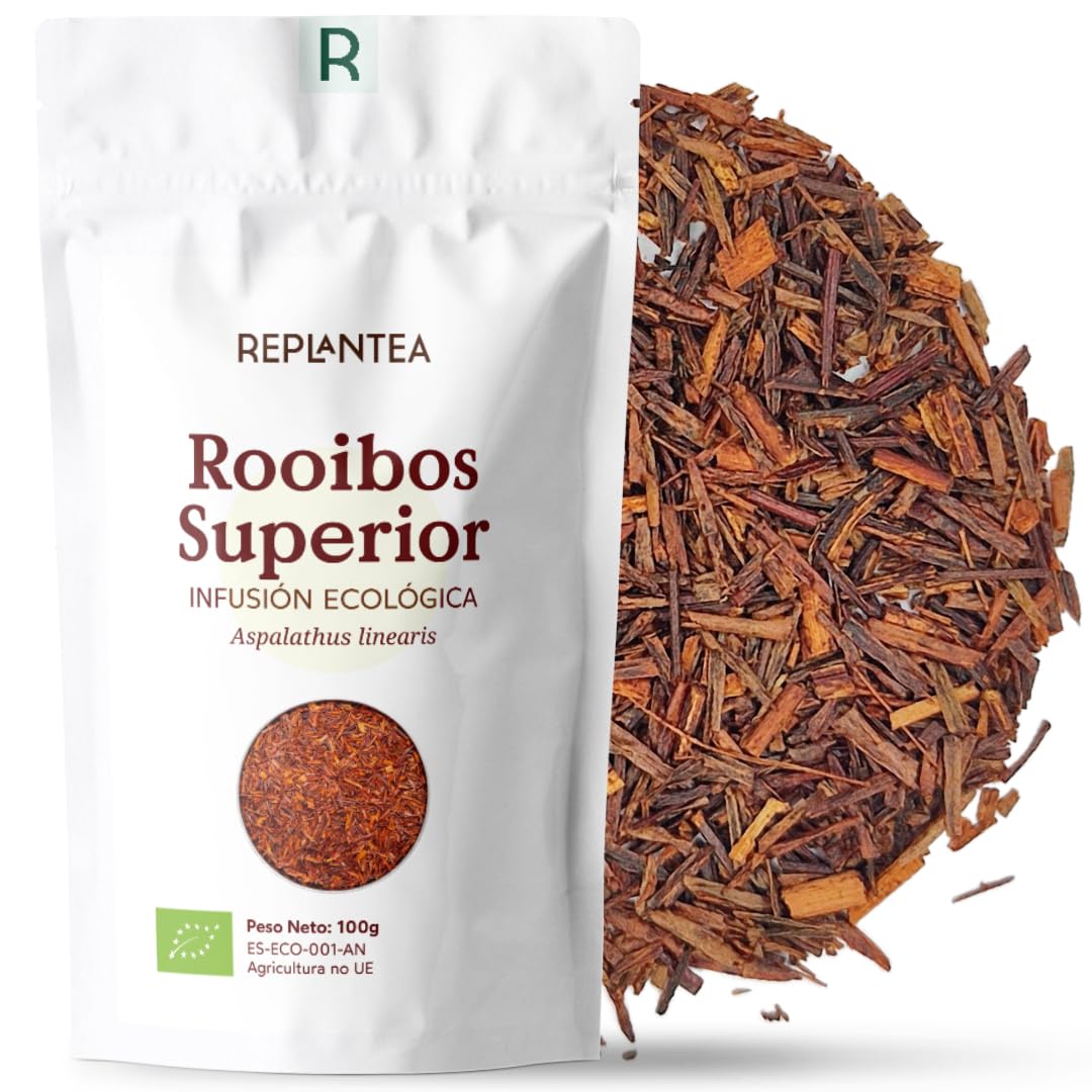Té Rooibos Orgánico REPLANTEA® Superior 100g (50 Tazas) a Granel