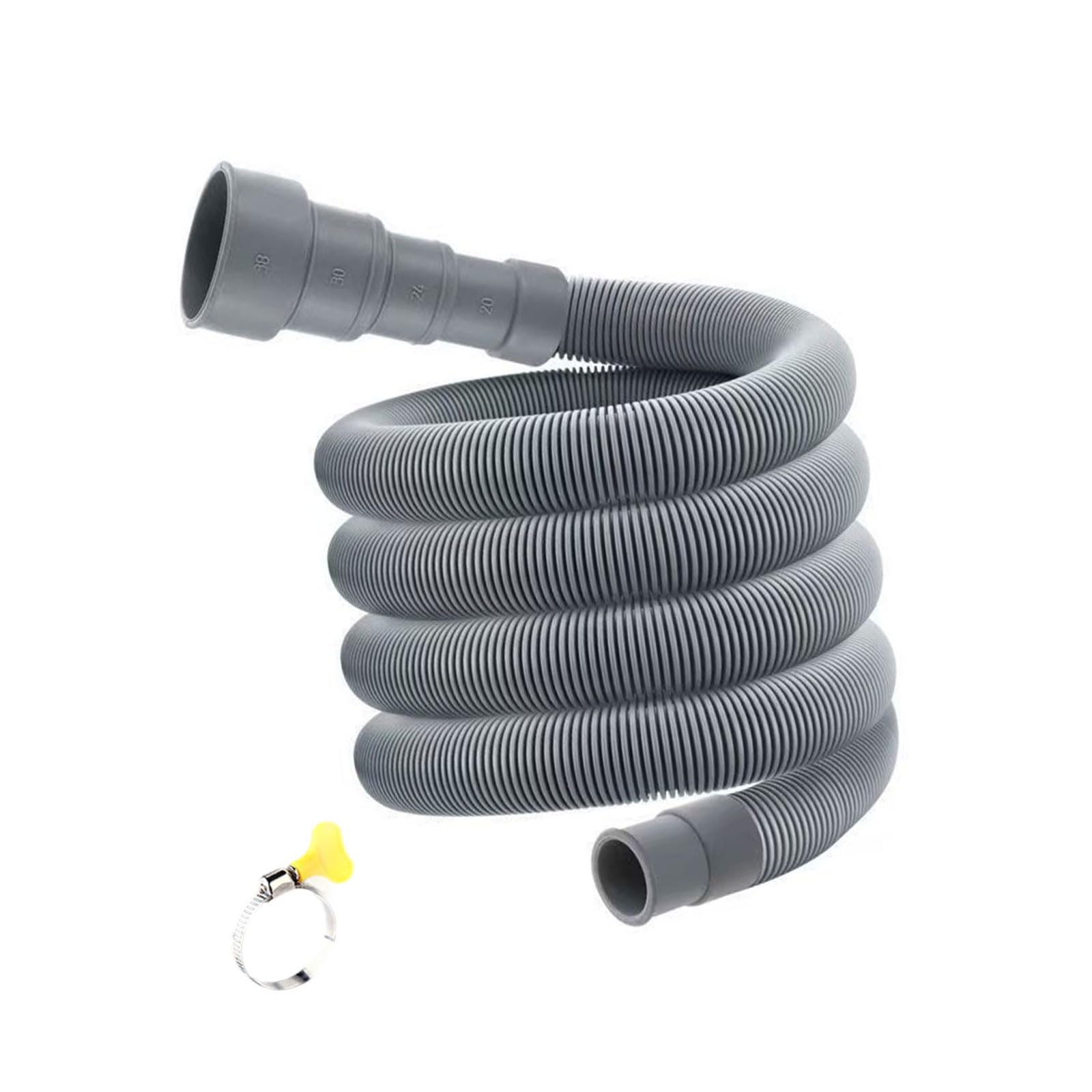 Washing Machine Drainage Hose Extended Drain Hoses Adjustable Length Extension Tube for Household Washer Usage Drain Pipe