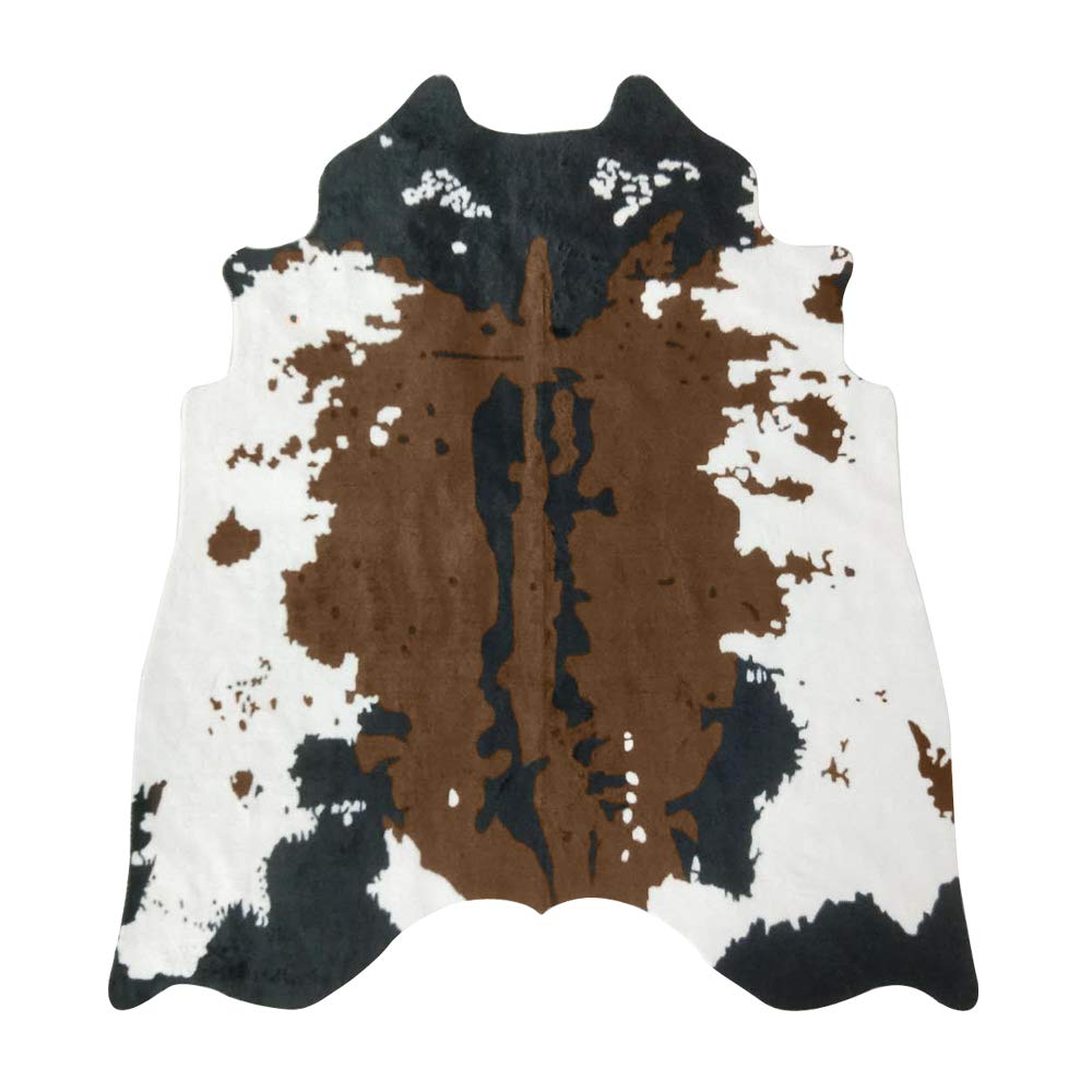 Mustmat Brown Faux Cowhide Rug Western C Buy Online In Honduras At Desertcart