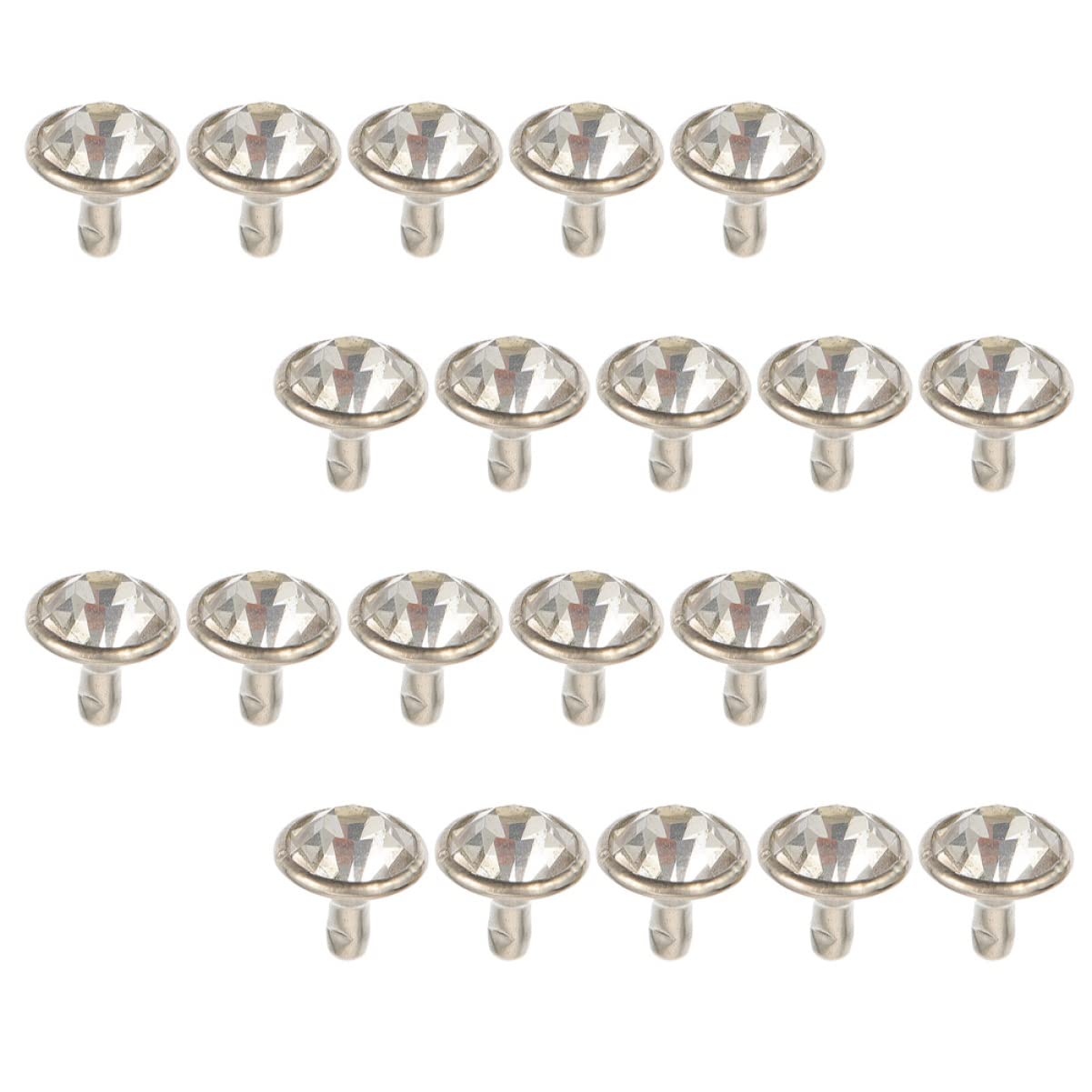 Ciieeo 600sätze Strass Nieten Für Kleidung Und Taschen Vielseitige Dekorative Alu-Rivets Für Modeprojekte Praktische Bastelzubehör Für Designs