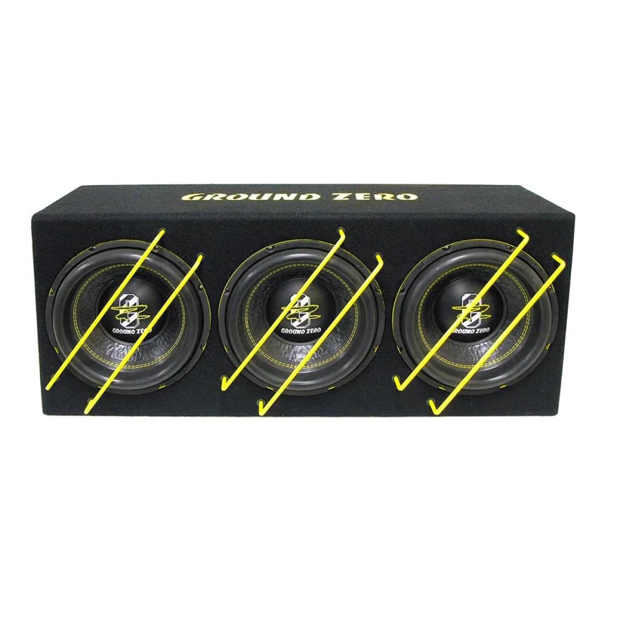Subwoofer GROUND ZERO GZIB 3.2500SPL 2100 watt SPL cassa box triplo 25 sub auto
