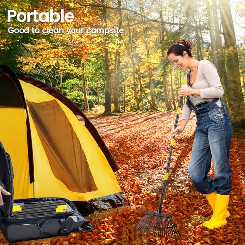 Rastrillo metálico ajustable para hojas 6ft COCONUT miniatura 7