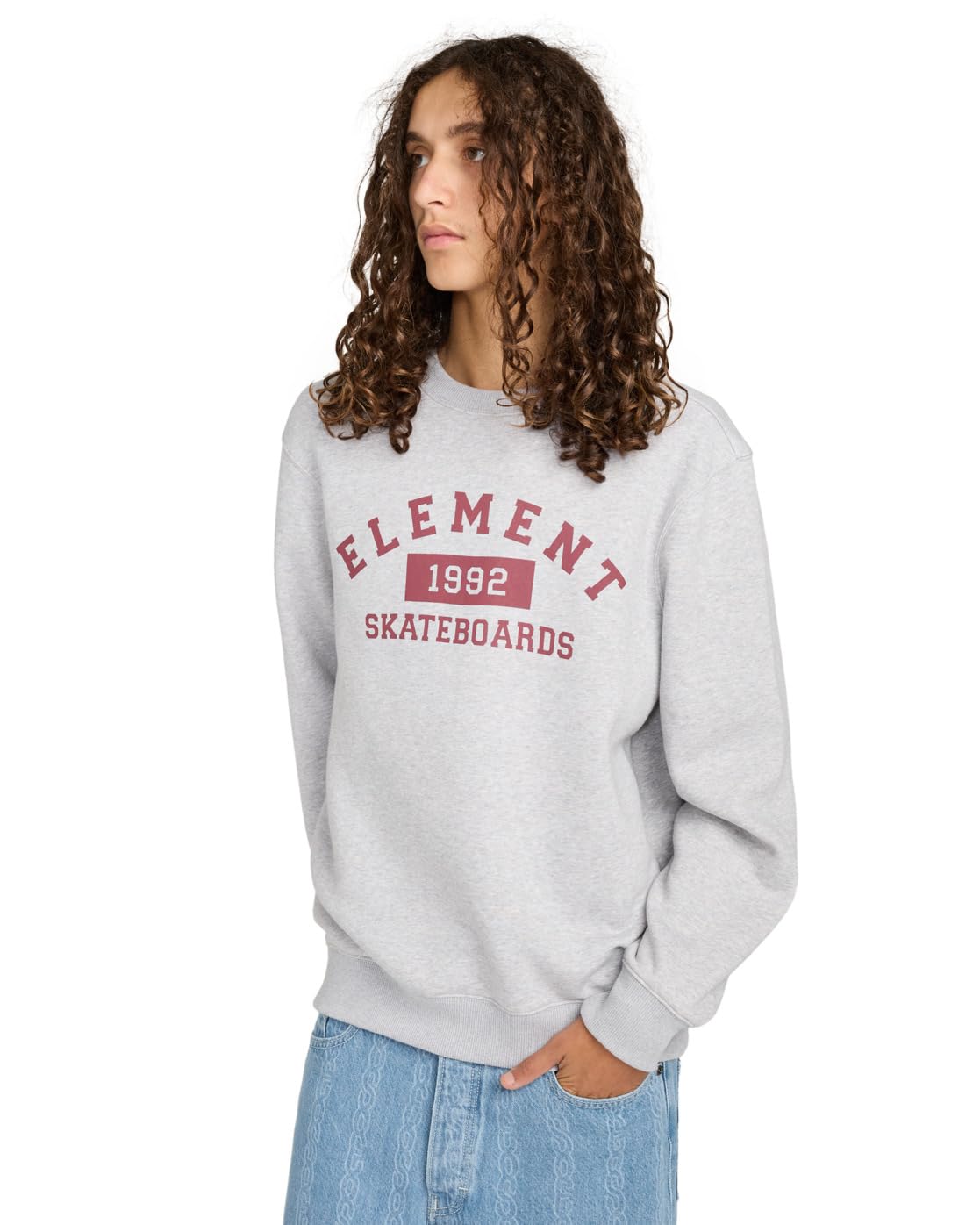 Element Home Team - Sweatshirt - Men - Grey.