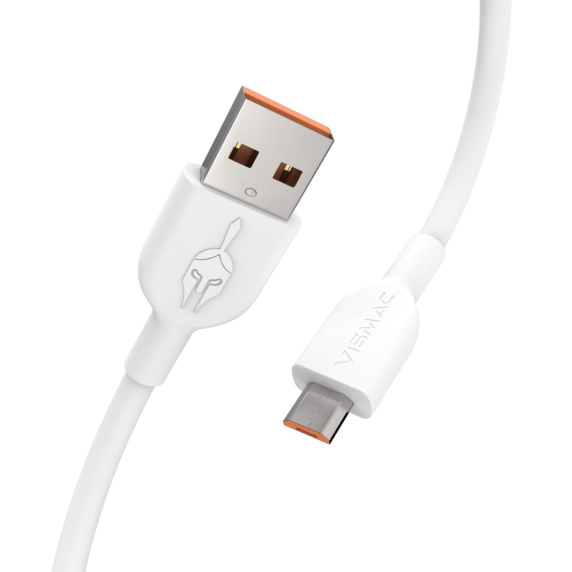VISMAC Warrior Micro V8 USB Cable with High Speed 2.4Amp Charging, Quick Data Sync and 1 Meter PVC-Sleeved Material (White) (B08VW7FCGP) Amazon Price History, Amazon Price Tracker