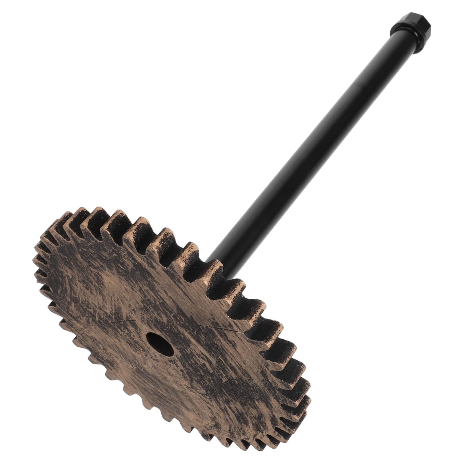 DIYEAH Rustic Industrial Paper Towel Holder Freestanding Black Design for Kitchen Bathroom Versatile Stand for Paper Towels Wrap Easy Installation Countertop Organizer