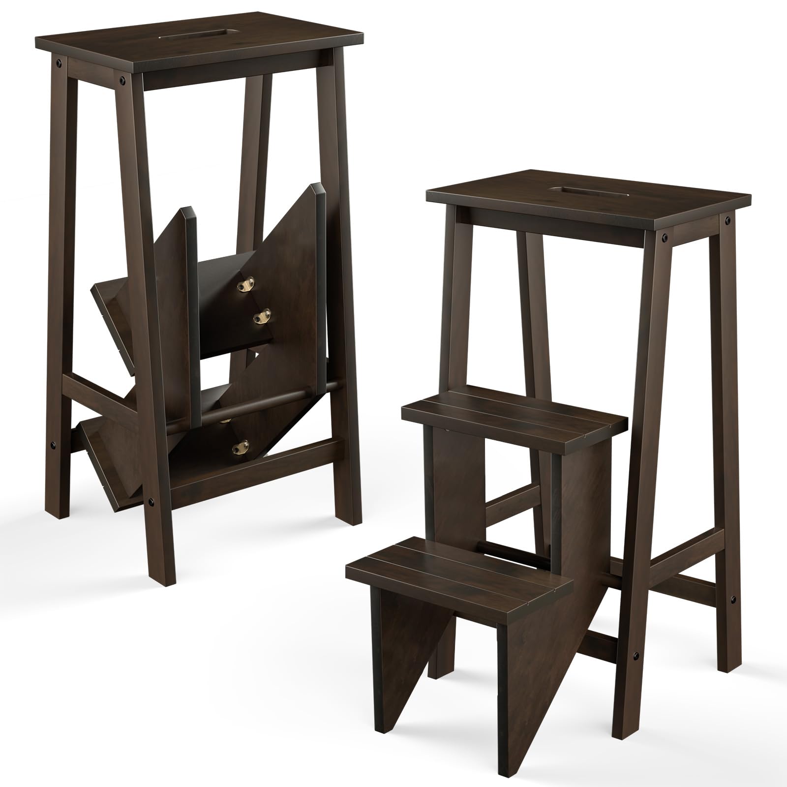 Giantex 3 Tier Folding Step Ladder