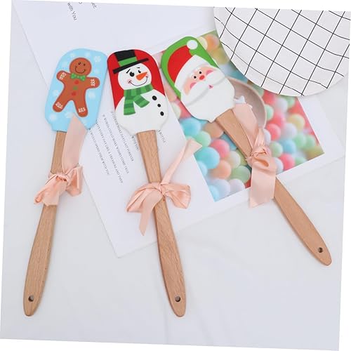 Miniatura 7 de Didiseaon 9 Pcs Cake Spatula for Bakery Bread Tools Espatulas De Reposteria Silicon Spatulas Butter Scraper for Restaurant Christmas Scraper Tool