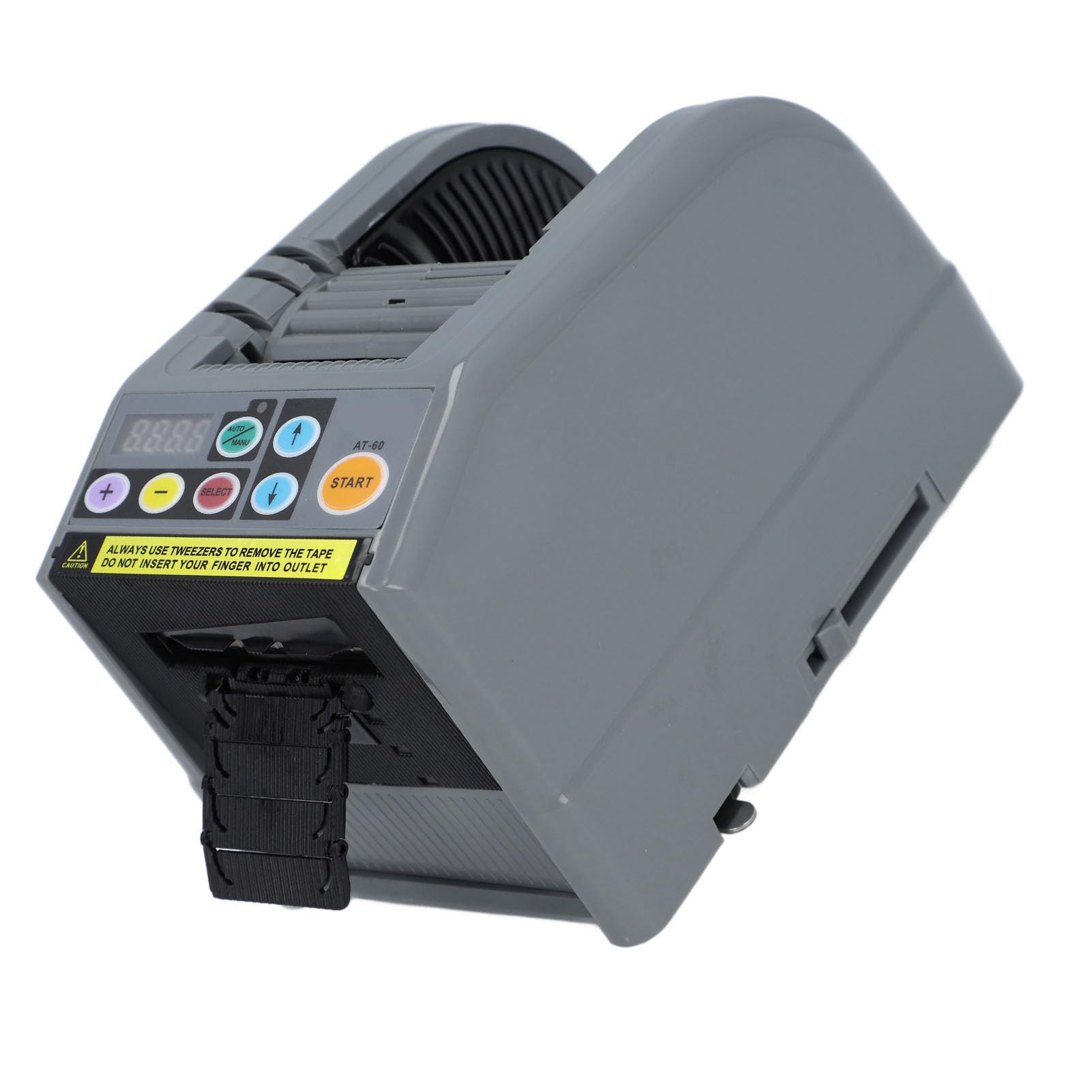 Dispensador de Cinta Automática, Máquina de Corte Eléctrica para Cintas, Ancho de 0.24-2.36 Pulgadas, 0.2-39.9 Pulgadas de Longitud, con Múltiples Accesorios, para Varias Tareas