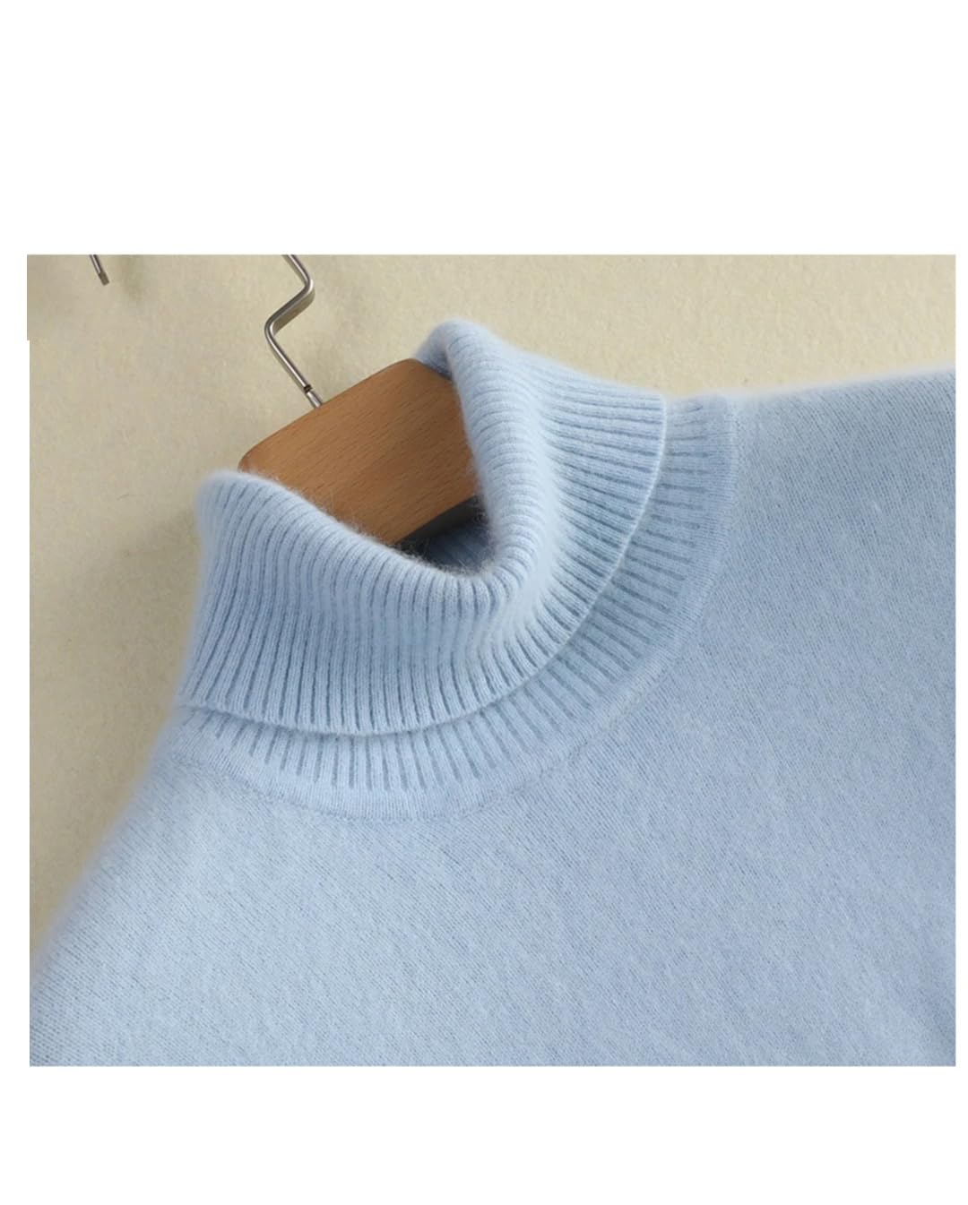 Maglione da donna autunno e inverno visone cashmere collo alto moda allentato caldo pullover lavorato a maglia