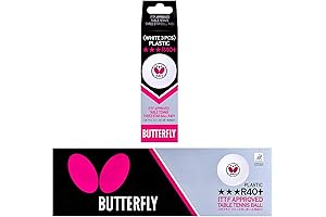 R40+ Butterfly Ping Pong Balls