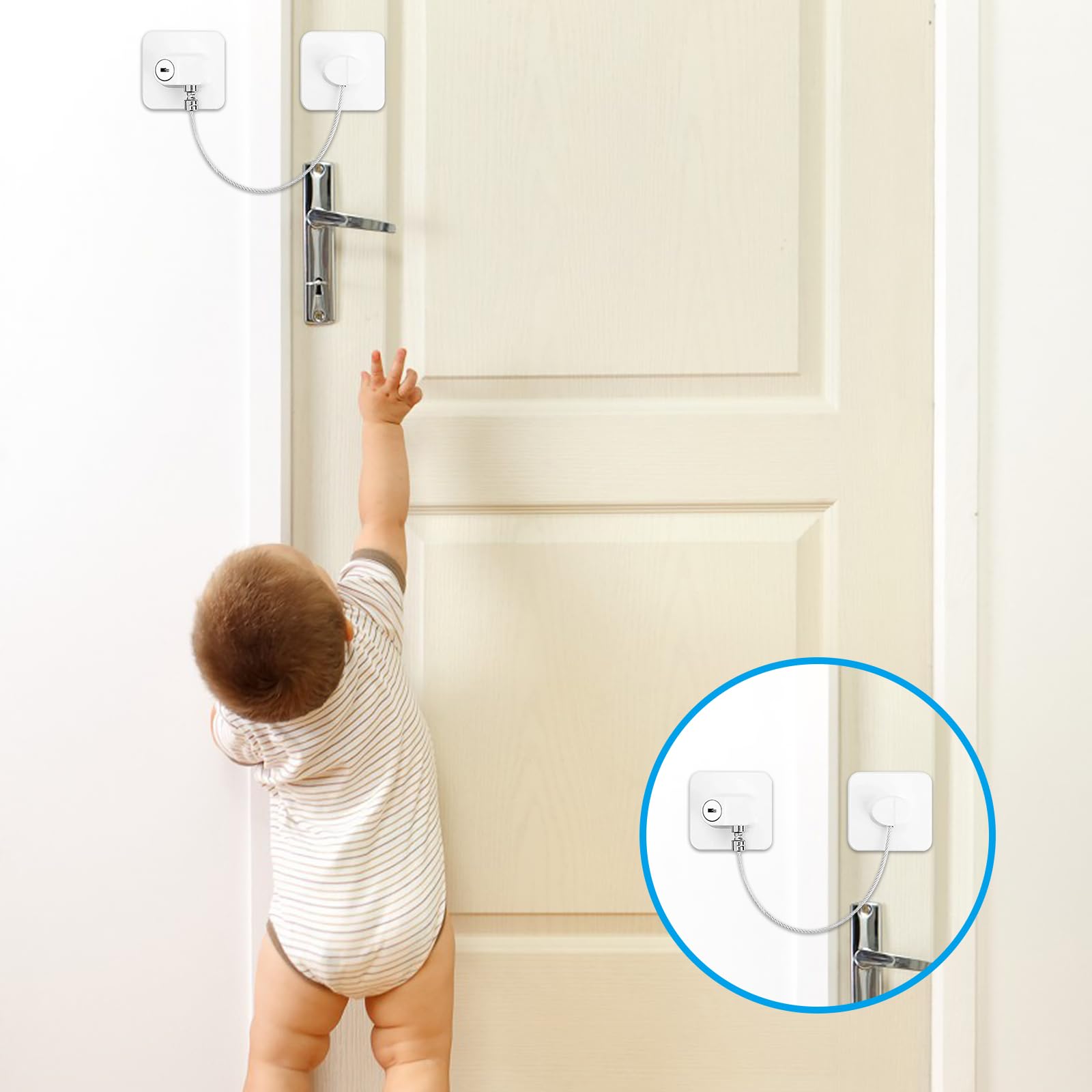 10 serrature in plastica per armadietti per bambini, serrature per armadi cassetti, frigoriferi, porte, serrature di sicurezza per bambini, serrature di sicurezza per mobili da cucina (nero
