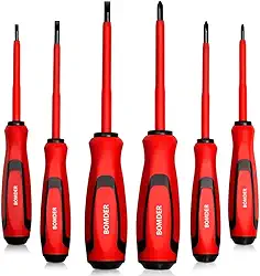 Jogo De Chave De Fenda E Philips Isolada Imantadas 6 Peças