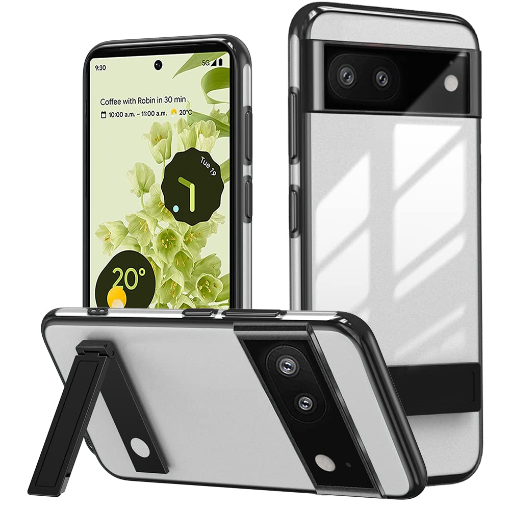 Amazon.co.jp: Google pixel 6A ケース スタンド付き スマホケース [黒