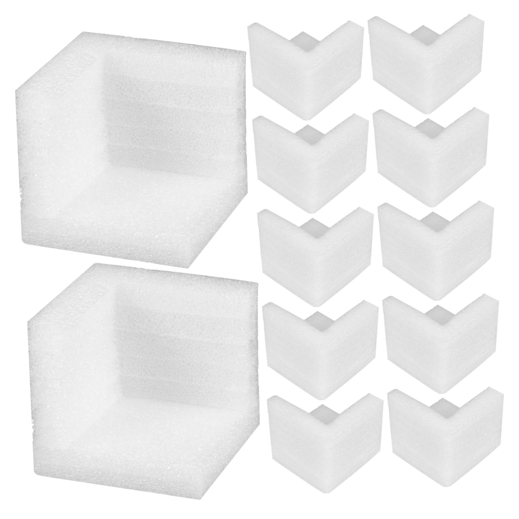 KICHOUSE 3sets Packaging Guards Shiing Corner Protection for Packages Moving Corner Protectors Frame Edge Protectors 12pcs*3