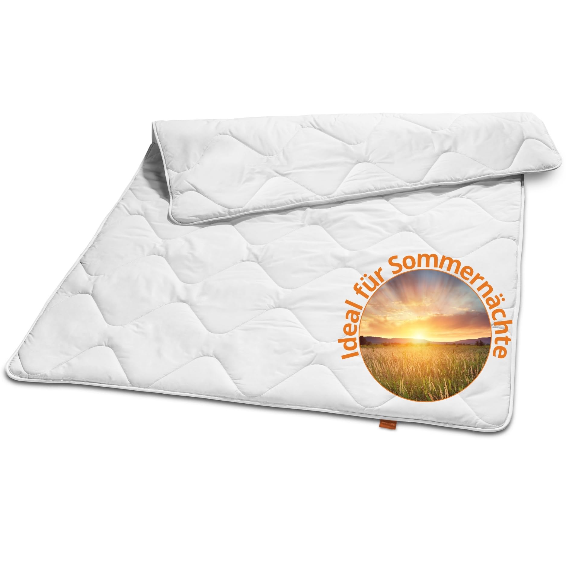 sleepling Extra leichte Kinderdecke 100x135 cm, Sommer Bettdecke für Kinder, Ultra dünne Sommerbettdecke, 100% Mikrofaser, Made in EU, Ökotex 100, waschbar 60 Grad