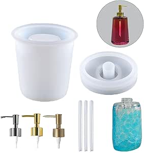 ISSEVE Lot De 4 Moules En Résine Pour Dessous De Verre Avec 1 Support