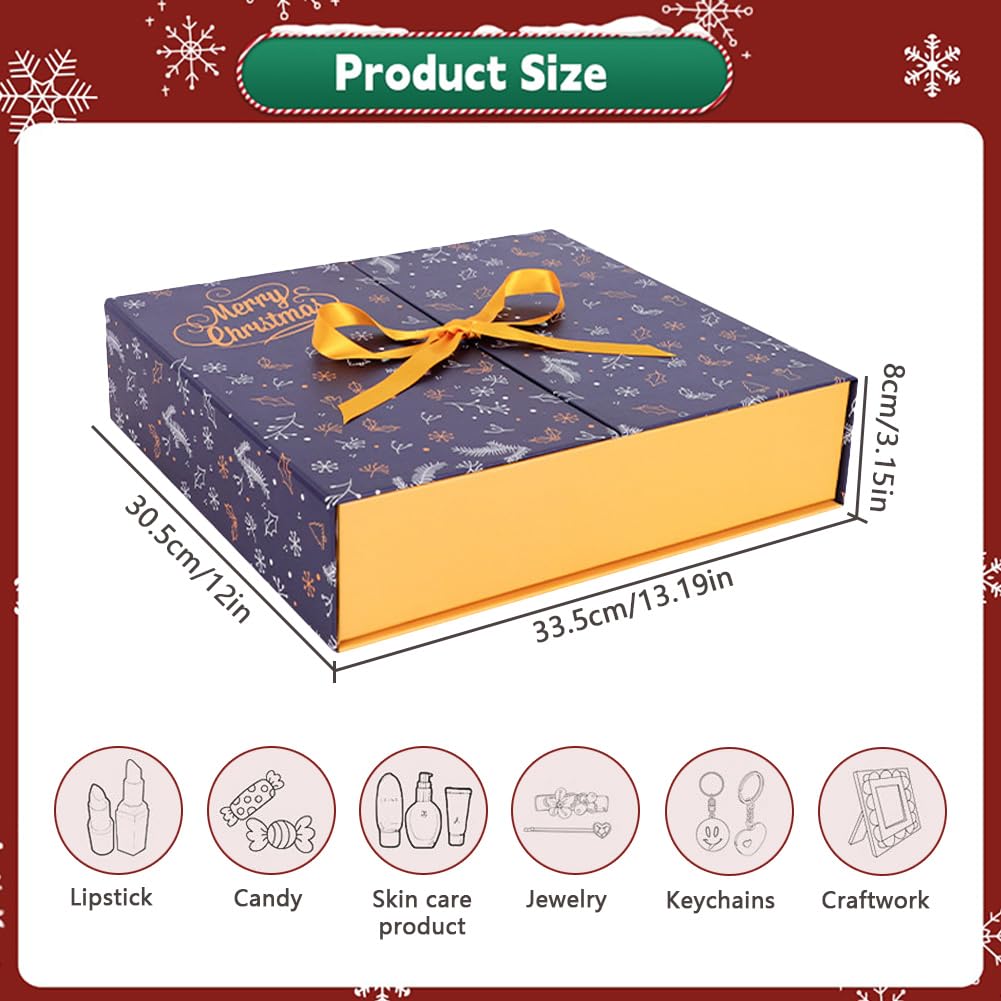 Calendario De Adviento Vacío Con 24 Cajas Navideñas – Rellena Con Tus Sorpresas Para Niños Y Familias