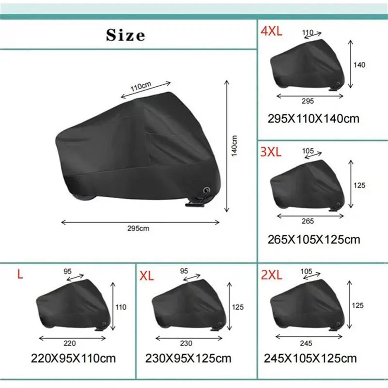 Cubierta De Motocicleta Impermeable Al Aire Libre Resistente