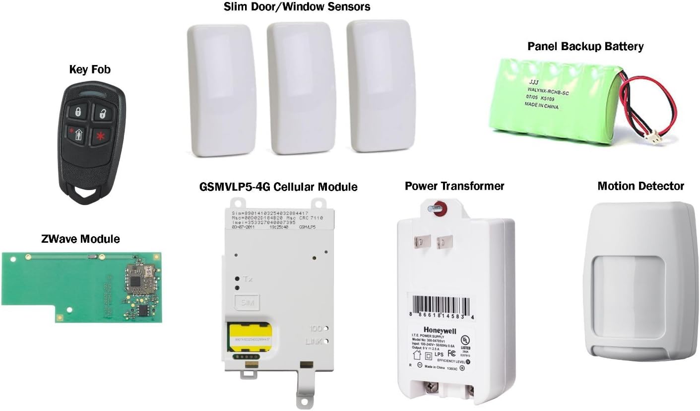 One-Day Sale: Up to 40% Off Honeywell Lynx Touch L5210 Wireless Security Alarm Slim Line Kit with 3GL GSM & Zwave Module