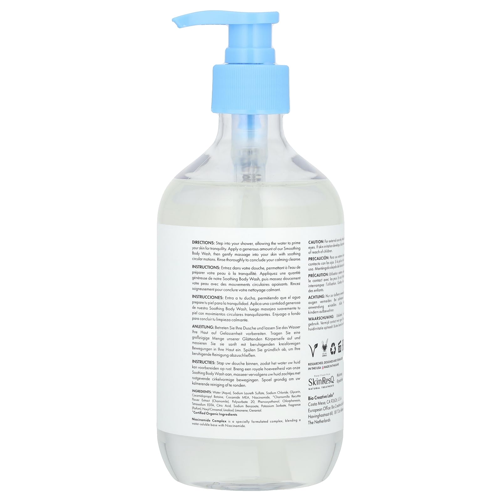 Petal Fresh Skin ResQ Natural Treatments, Smoothing Body Wash, 16 fl oz (473 ml)