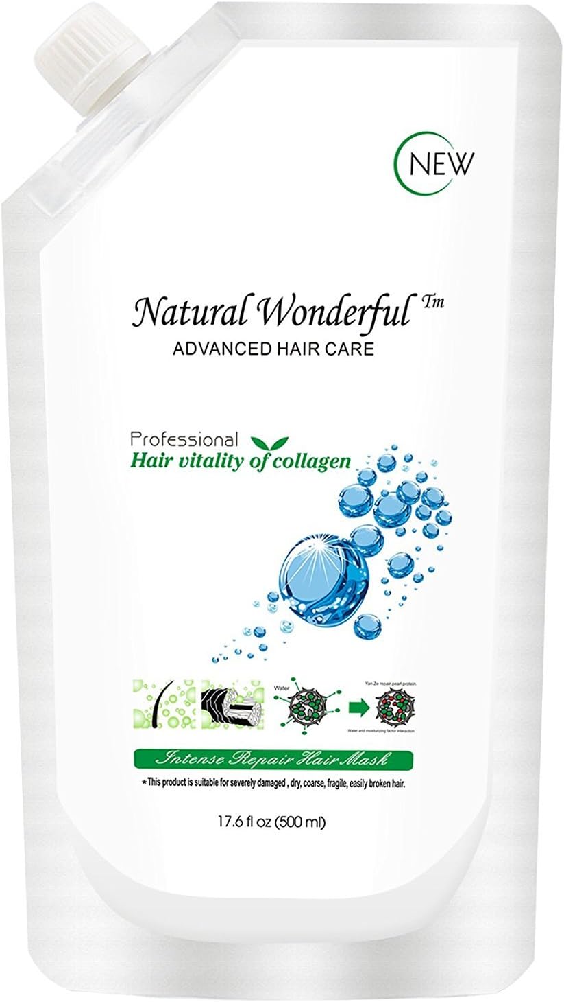 Natural Wonderful Hair Mask Deep Conditioner Repair Dry Scalp Split End Treatment for All Hair Types (500ml)