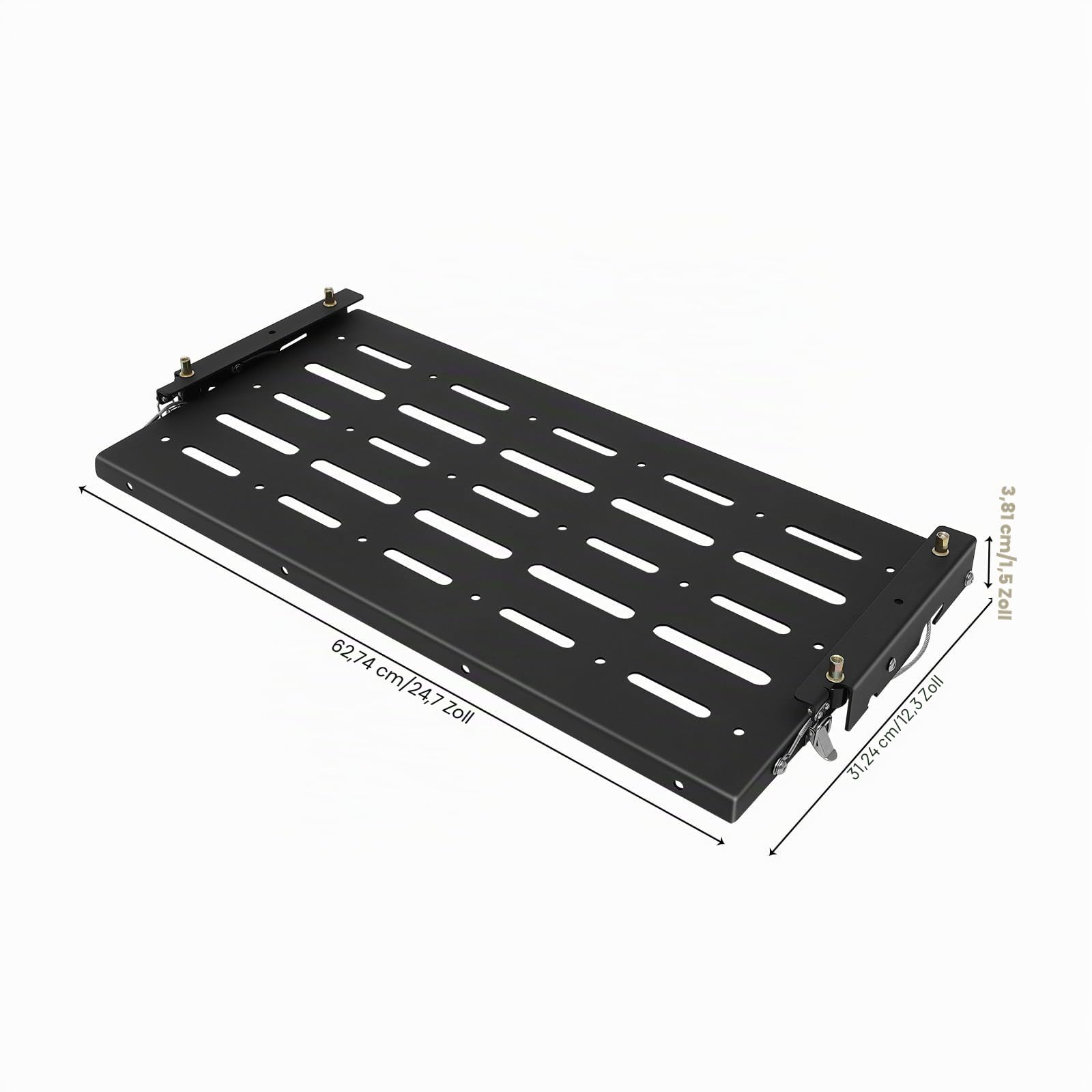 Wandklapptisch für Wohnmobile, 62 x 31 cm, Wandmontierte Caravan Tische, Belastbarkeit bis zu 34kg, Heckklappentische für Wohnmobile für Picknicks im Freien