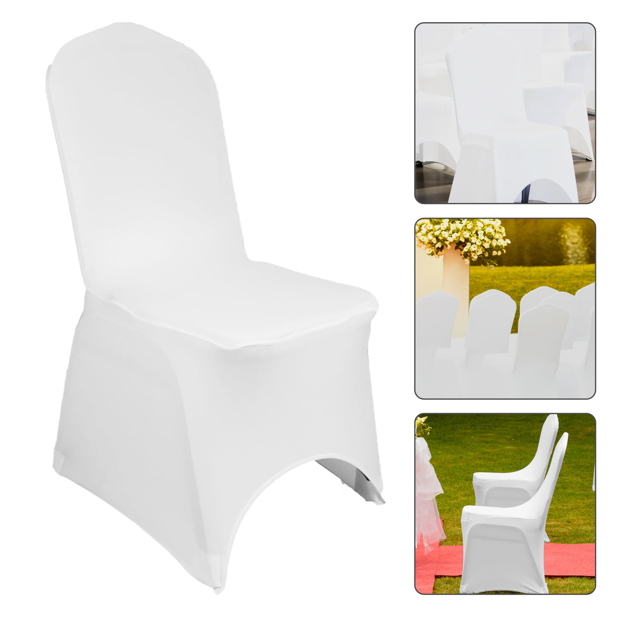 Housses De Siège De Chaise En élasthanne – Protection élégante Pour Mariages, Salles à Manger Et événements - 4