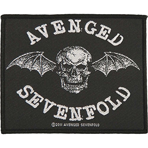 Avenged Sevenfold Death Bat Logo Patch Band Metal Fan Woven Sew On Applique