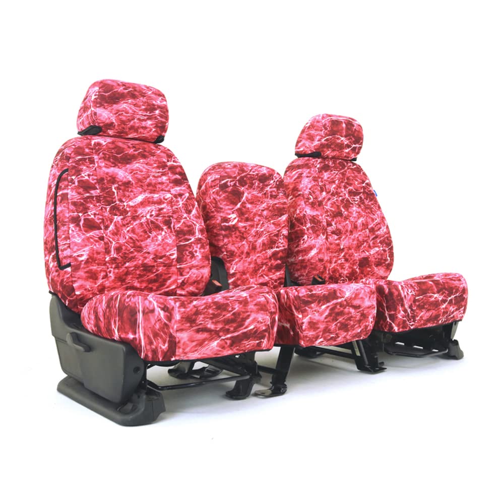 Skanda Custom Fit Seat Cover Designed for Select Chevrolet Models: 1 Row, Neosupreme Fabric, Mossy Oak Anemone Solid