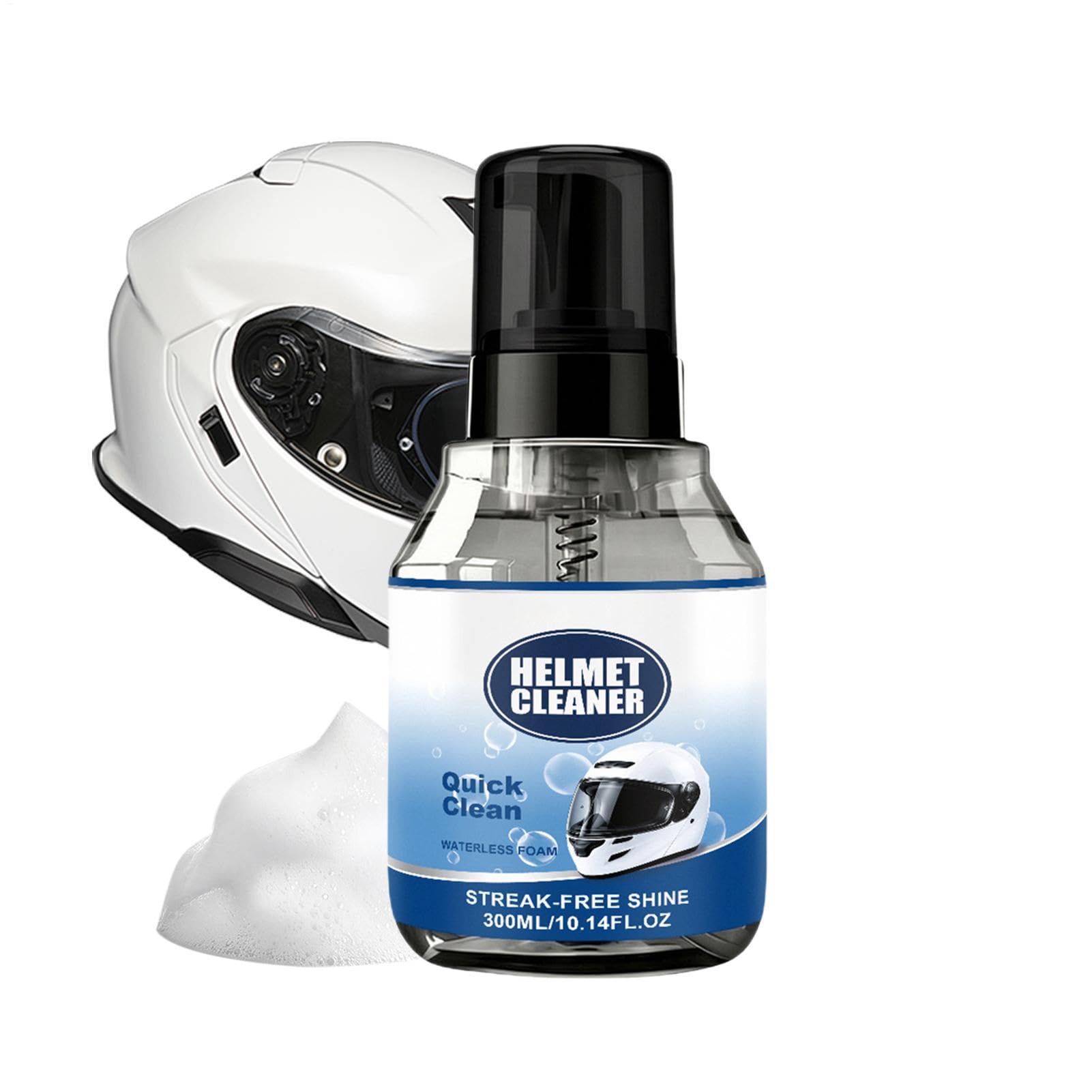 Espuma limpiadora de casco de 300 ml y spray interior 8