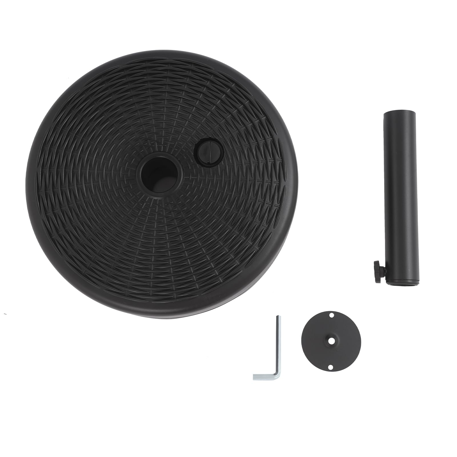 Supporto per ombrellone riempibile, 45,5 cm, 17 kg, per 34-48 mm