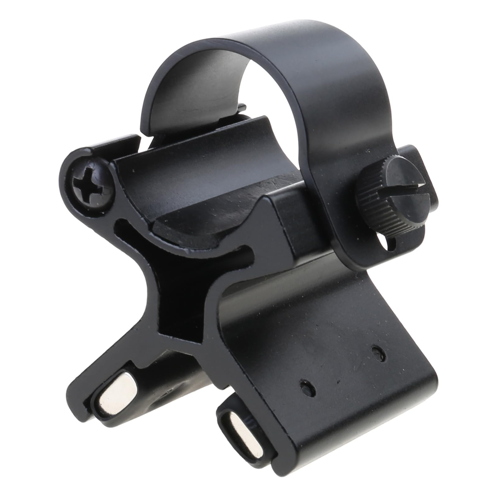 Supporto magnetico per torcia elettrica, base di montaggio per torce elettriche con diametro 23mm-26mm, staffa di montaggio per torcia elettrica