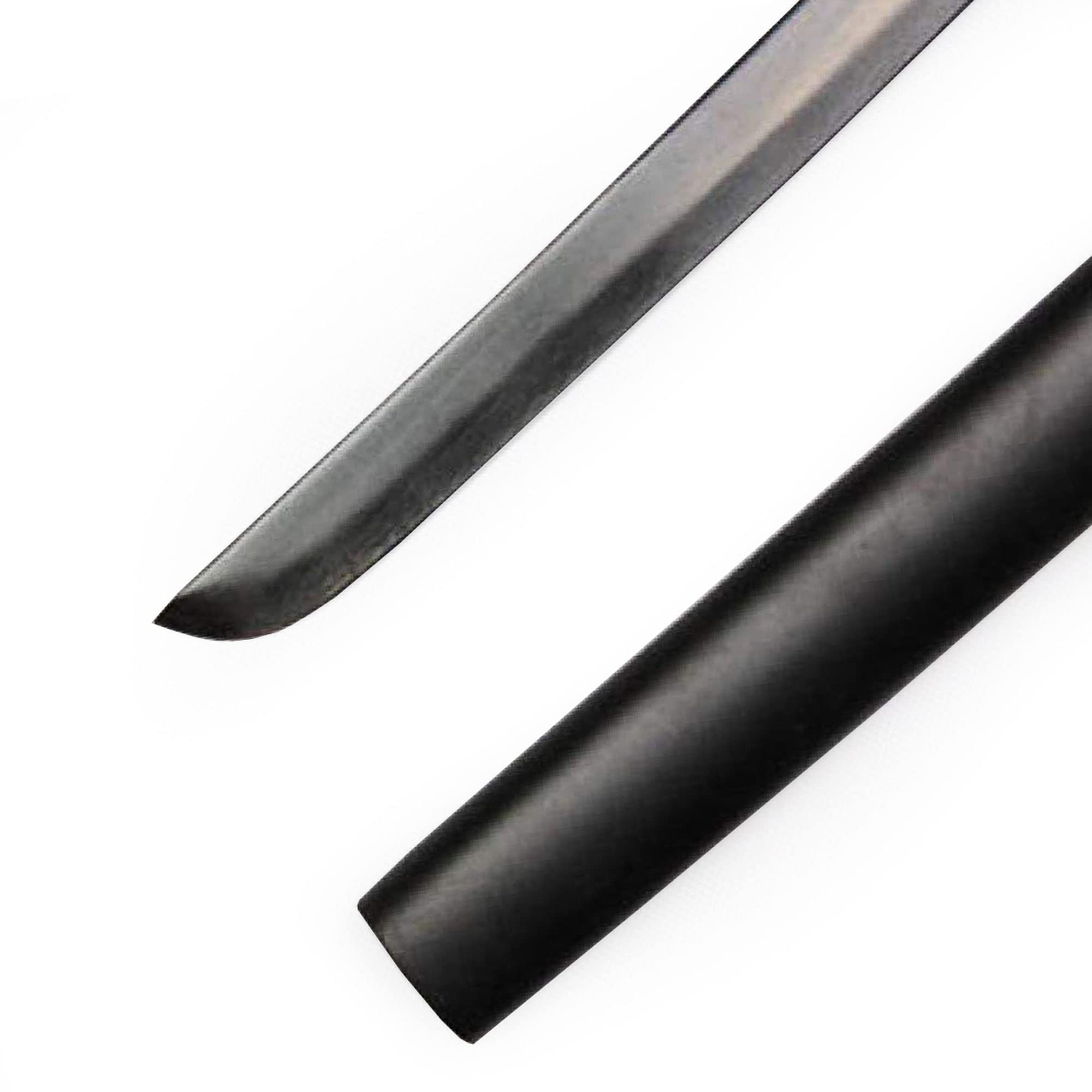 Swords and more Zwillingsschwerter, schwarz - Stahlschwerter mit Scheide 104 cm, Ninjaschwertset, Anti-Held, Katana Schwert für Kostüm
