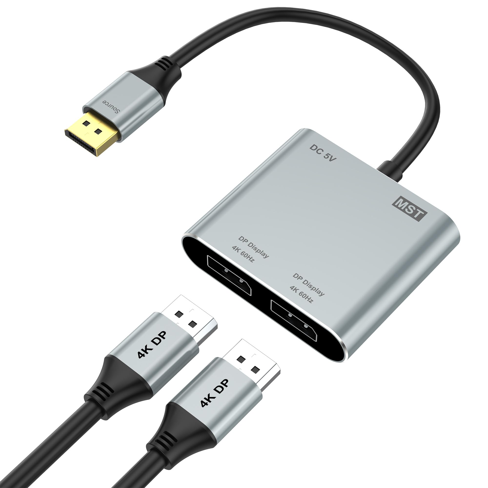 Adattatore da DisplayPort a Dual DisplayPort