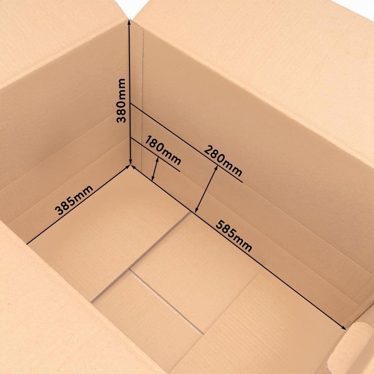 verpacking 10 Faltkartons 600 x 400 x 400 mm braun KK-107 2-wellig rechteckige Versandkartons | DHL Paket 5 kg | DPD XL | GLS XL | H L Paket | Große Versandkartons | stabile Faltkartons | Kartons