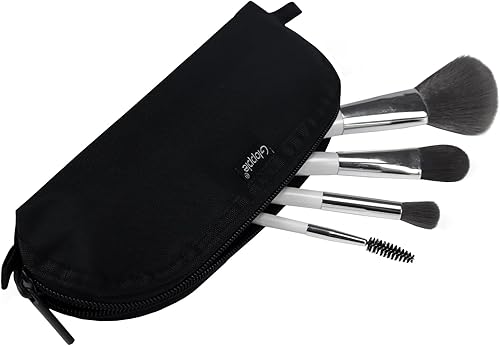 Miniatura 8 de Gloppie Estuche de viaje para brochas de maquillaje portátil, Negro -