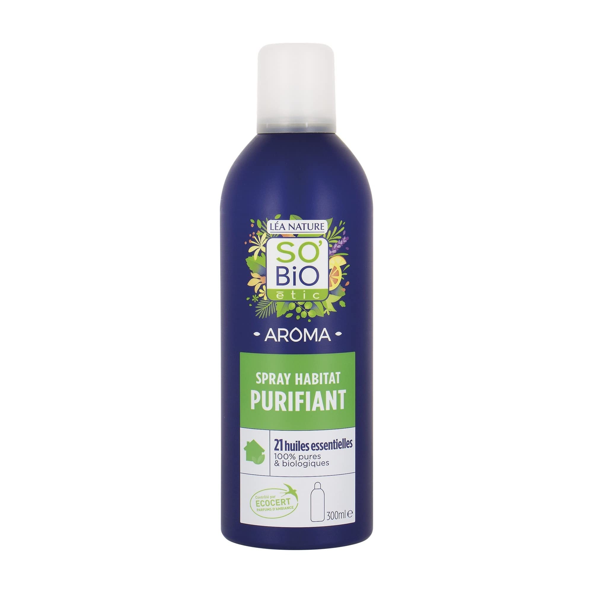So Bio Etic Aérosol Purifiant Assainissant aux 21 Huiles Essentielles Biologiques 300ml