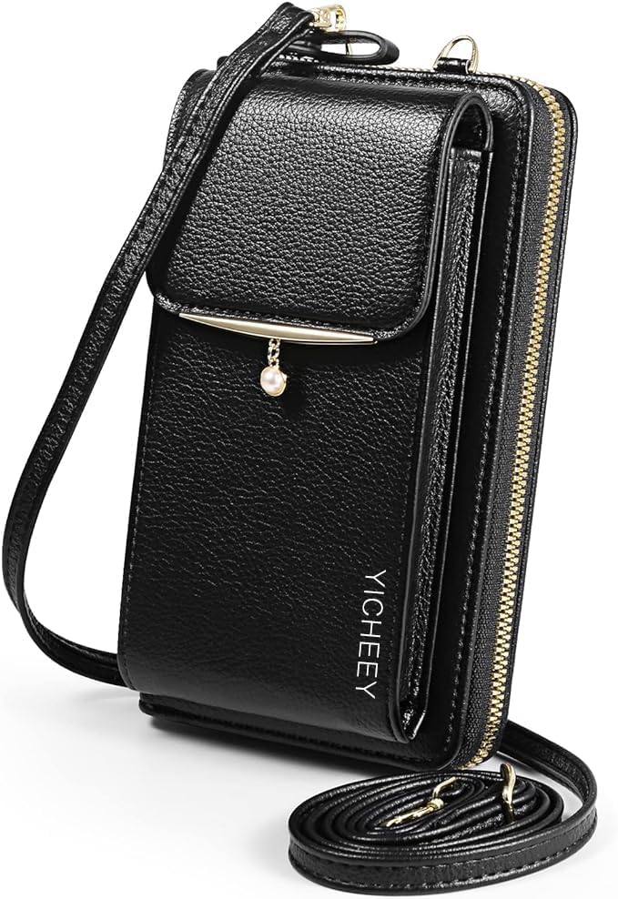 YICHEEY Small Crossbody Cell Phone Purse Bags for Women Mini Shoulder Handbag Wallet with Credit Card Slots2