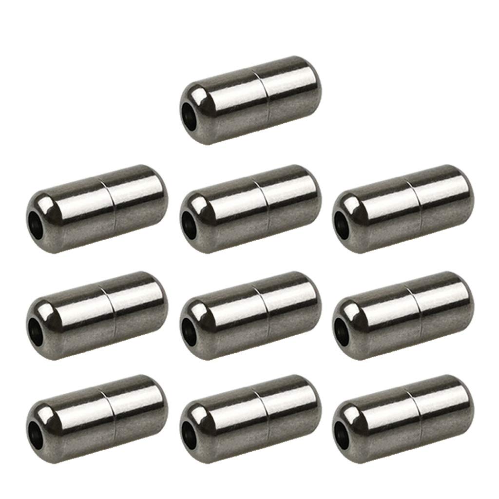 Wnxgnho Black No Tie Shoelaces Elastic Laces Clasps Metal Lock Buckles Metal Screw Connector For Sneaker Shoelaces