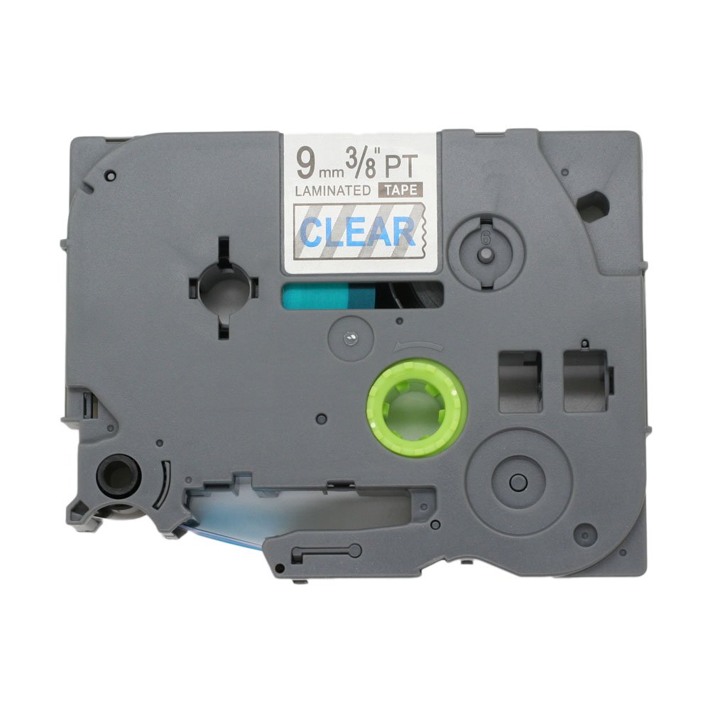 BROVACS 1 Pack Blue on Clear Label Tape Compatible for Brother P-Touch TZ 123 TZe 123 9mm 3/8" OPA1112C โ image 1