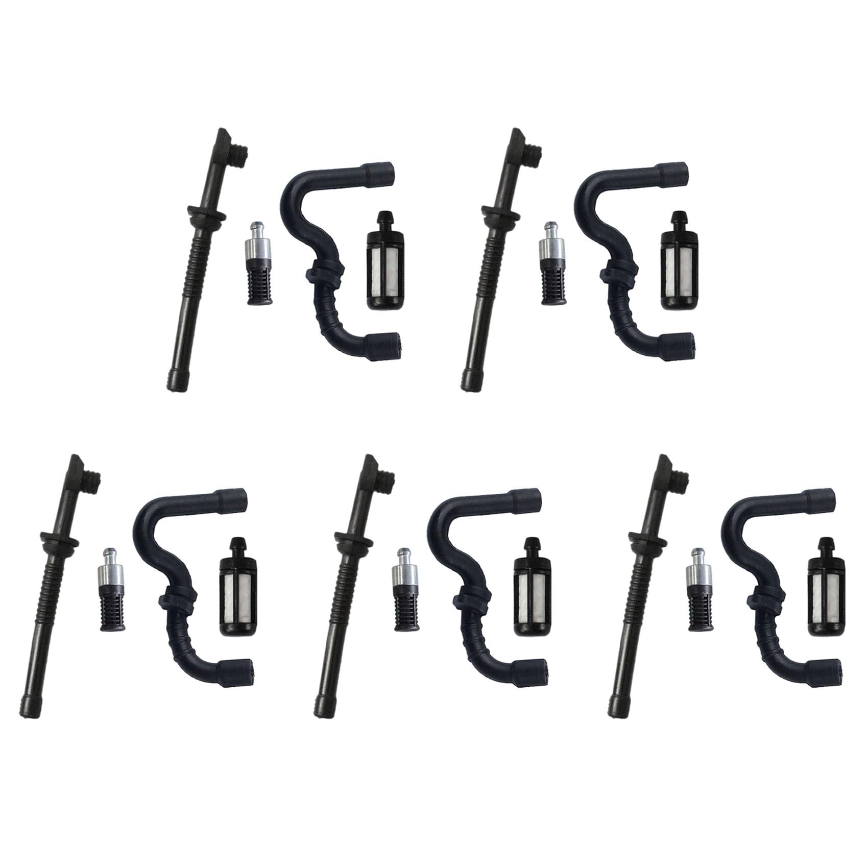 Jnchdghwa Black 5X Line Oil Line Oil Filter For Chainsaw Ms 180 017 018 Ms170 Ms180 Chainsaw