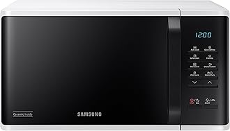 Samsung MS23K3513AW Solo Microwave, 800W, 23 Litre, White