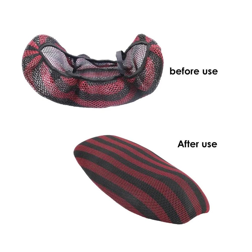Coprisella Scooter Coprisedile Per Scooter Coprisedile Per Bicicletta Elettrica Traspirante Coprisedile In Rete 3D M/L/XL Fodera Per Cuscino Isolante