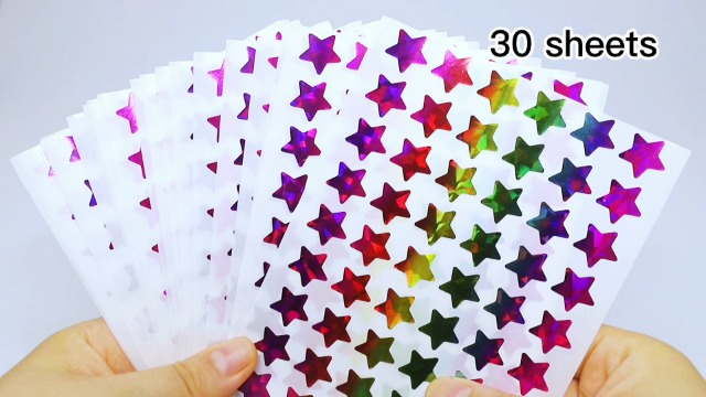 Decorably 2,040 Foiled Kids Star Stickers For Kids Reward - 34 Sheets Small Star Stickers Small, Classroom Activities, Positive Reinforcement, Arts & Crafts, Scrapbooking, Gift
