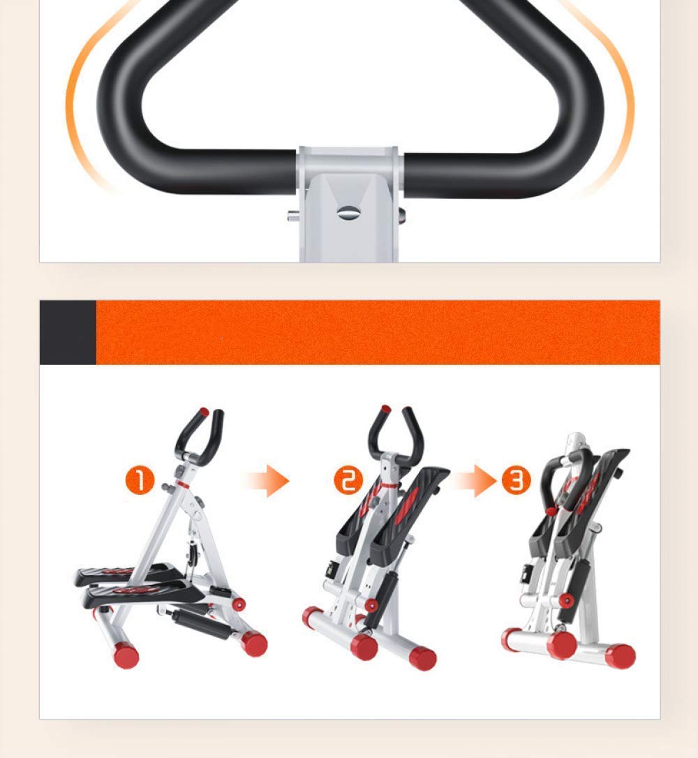 Stepper dimagrante fitness, stepper per corrimano aerobico per la casa pieghevole nuove attrezzature per il fitness, stepper per piedi con estrattore per