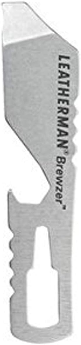 LEATHERMAN, Brewzer Keychain Bottle Opener, Built in the USA, Stainless Steel