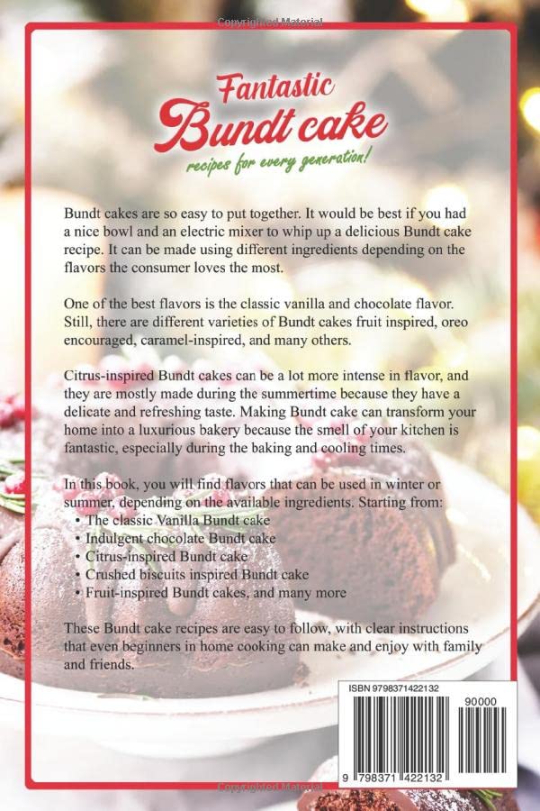 Fantastic Bundt cake recipes for every generation!: Indulgent flavors for your occasions - Image 2