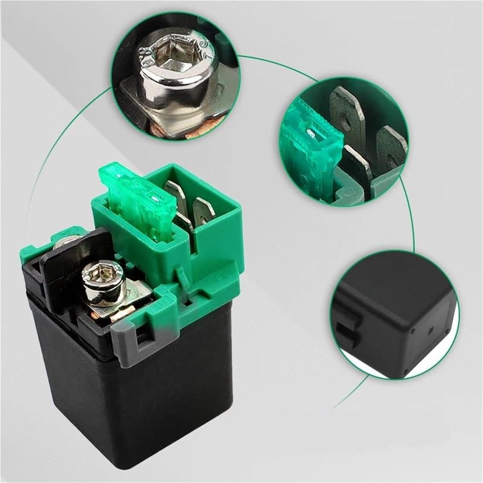Interruptores de relé de Arranque para Motocicleta CTX700 FES150 S-Wing NES150 NSS250 NC700 PES125 Kit de solenoide de señal de Giro (2 Piezas)