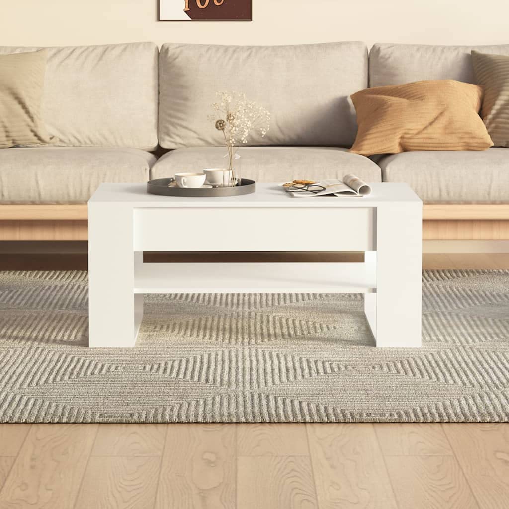 VidaXL Mesa Auxiliar Madera Contrachapada Roble Ahumado 40x42x50 Cm