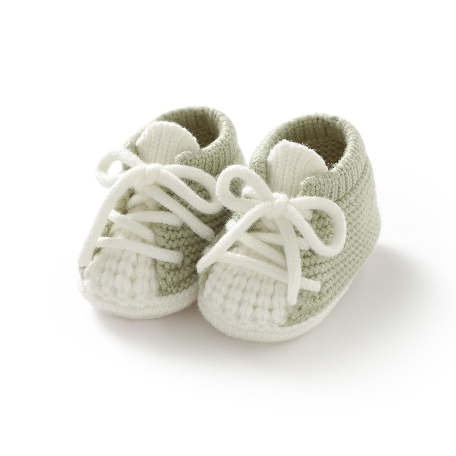 DovFanny Baby Booties Newborn Baby First Shoes Cozy Warm Knit Soft Booties for Toddler Infant Boy Girl